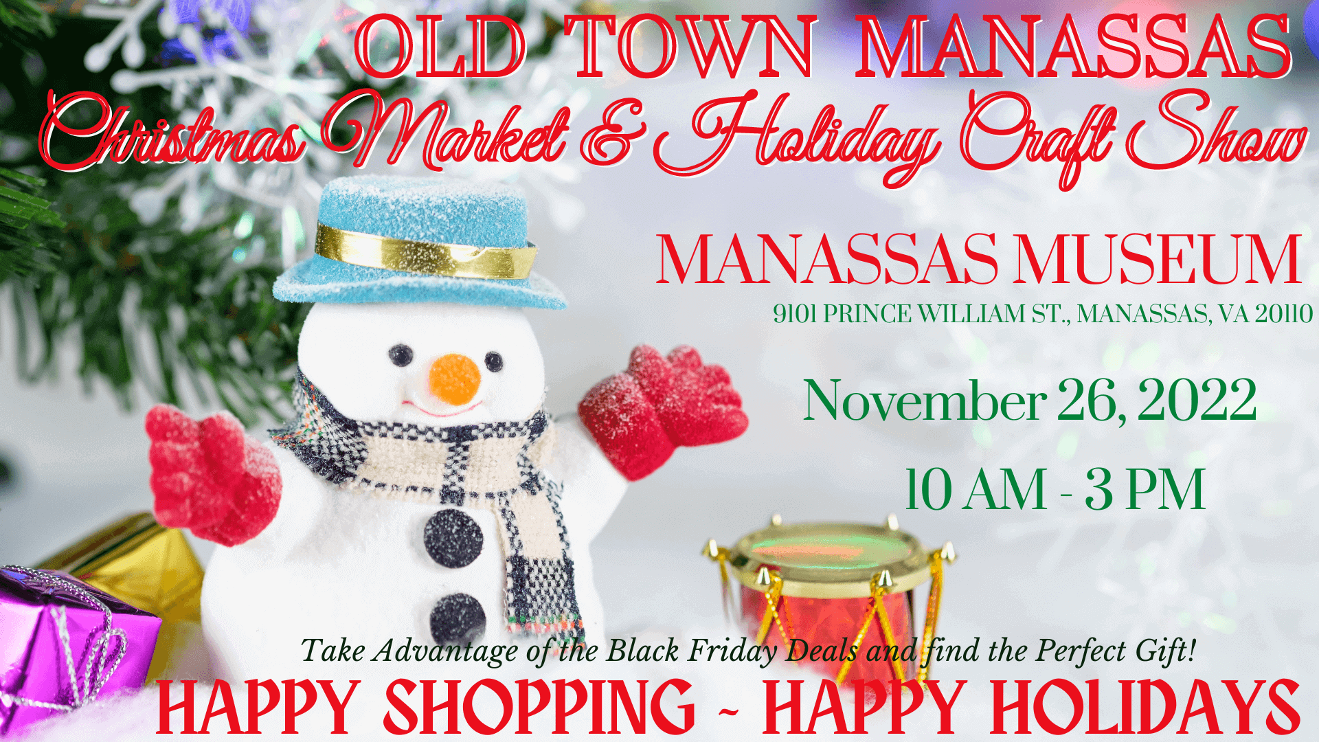 Old Town Manassas Christmas Fair and Holiday Craft Show, Manassas City, Virginia, United States
