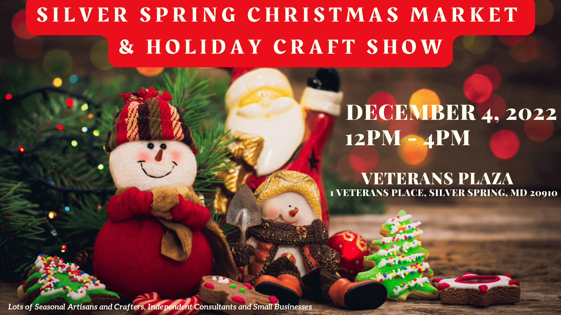 Silver Spring Christmas Market and Holiday Craft Fair, Silver Spring, Maryland, United States