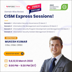 Free webinar on CISM Express Sessions!