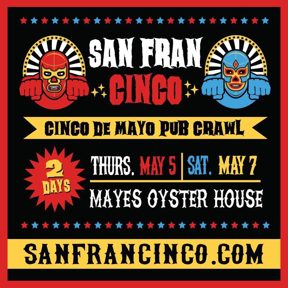 San Francisco Cinco De Mayo Pub Crawl, San Francisco, California, United States