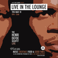 Henry Defoe Quartet Live In The Lounge, Free Entry