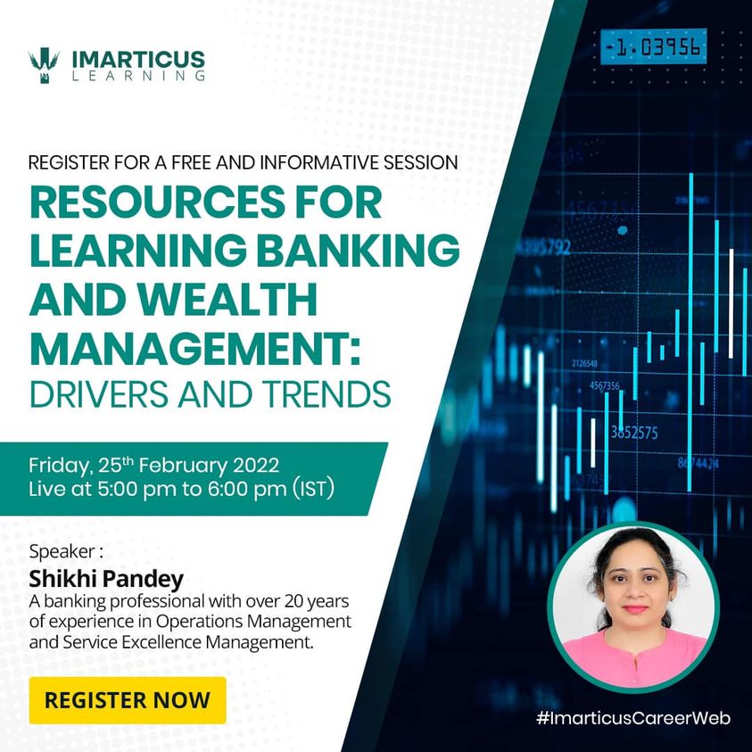 Resources for learning banking and wealth management, Online Event