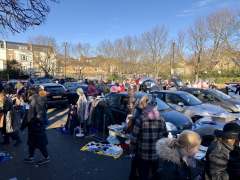 Battersea Sunday afternoon boot sale