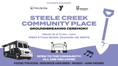 Steele Creek Community Place groundbreaking event