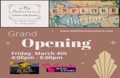 My Inheritance: A Store with Stories - Grand Opening Community Event; Friday, March 4th, 4:00-8:00pm