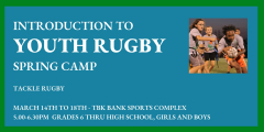 Youth Rugby Spring Camp