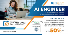 Artificial Intelligence Engineer in Kochi - March'22