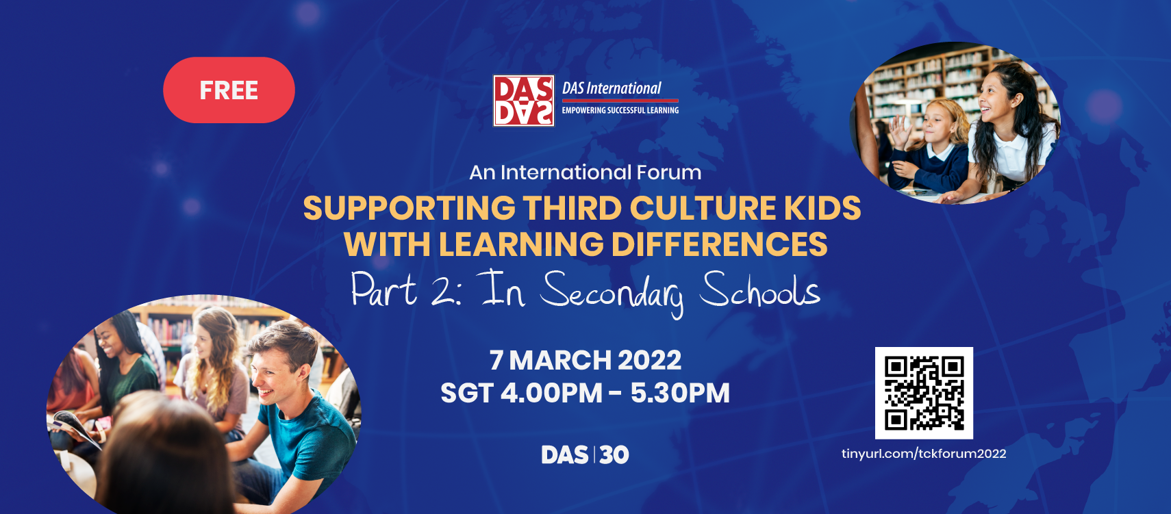 DAS International: Supporting Third Culture Kids with Learning Differences (Part 2), Online Event