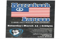 Marrakesh Express Live at the La Porte Civic Auditorium