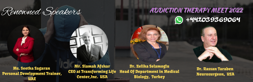 6th International Conference on  Addiction Therapy April 28, 2022 Webinar, Online Event