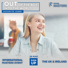 JOIN THE FUN ONLINE AND FIND YOUR MASTER’S ON 28 MARCH