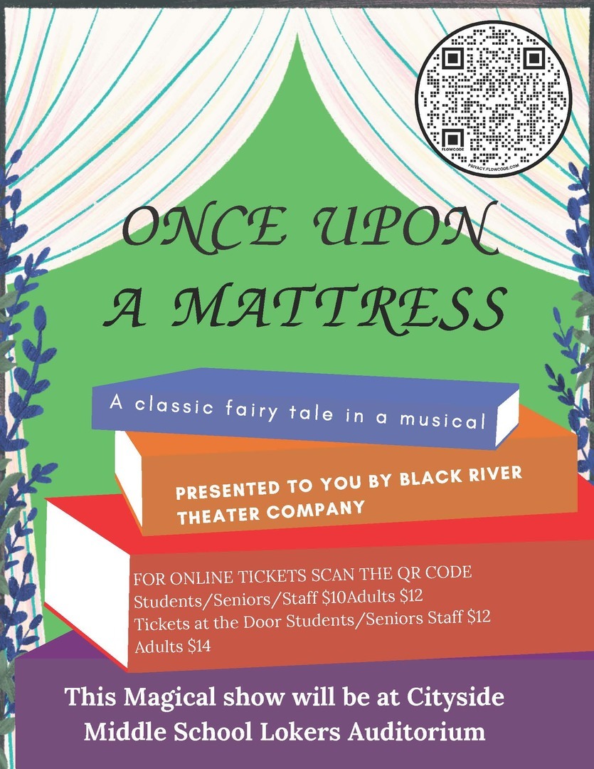 Black River Theatre Company's Annual Winter Musical Presentation - 'Once Upon A Mattress', Zeeland, Michigan, United States