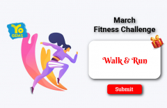 March Fitness Challenge - Walk and Run