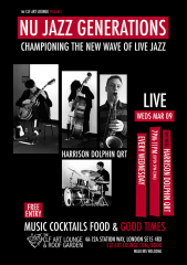 Nu Jazz Generations with Harrison Dolphin Trio and Sam Braysher (Live), Free Entry