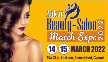 Aakar Beauty Salon March expo 2022, Ahmedabad, Gujarat, India