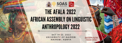 The AFALA 2022 - The African Assembly on Linguistic Anthropology 2022