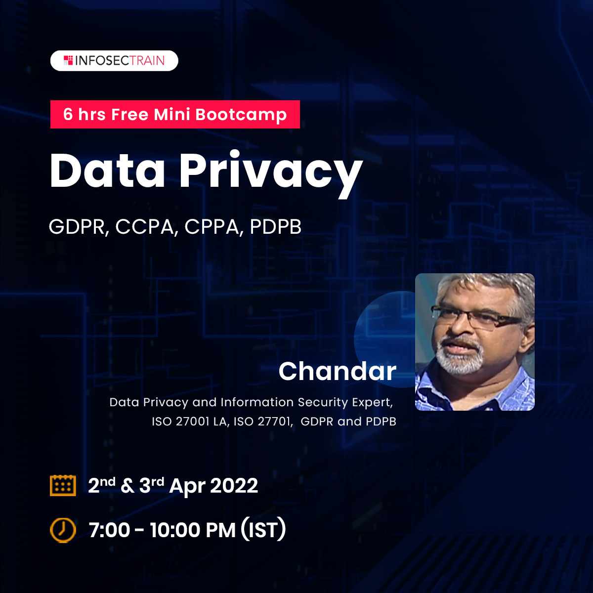 Free Webinar on Data Privacy Bootcamp (GDPR, CCPA, CPPA, PDPB), Online Event