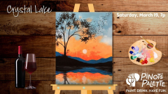 $42 In-Studio Paint & Sip: Crystal Lake