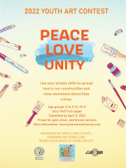 children art contest 'Peace Love Unity'