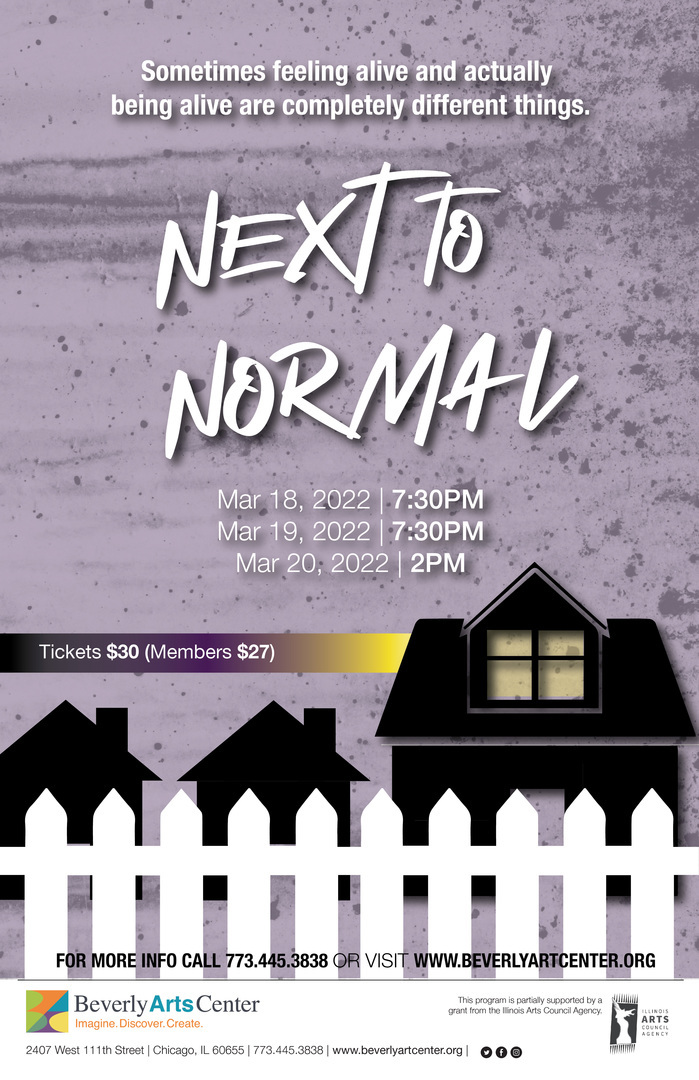 Beverly Arts Center presents Next to Normal, Chicago, Illinois, United States
