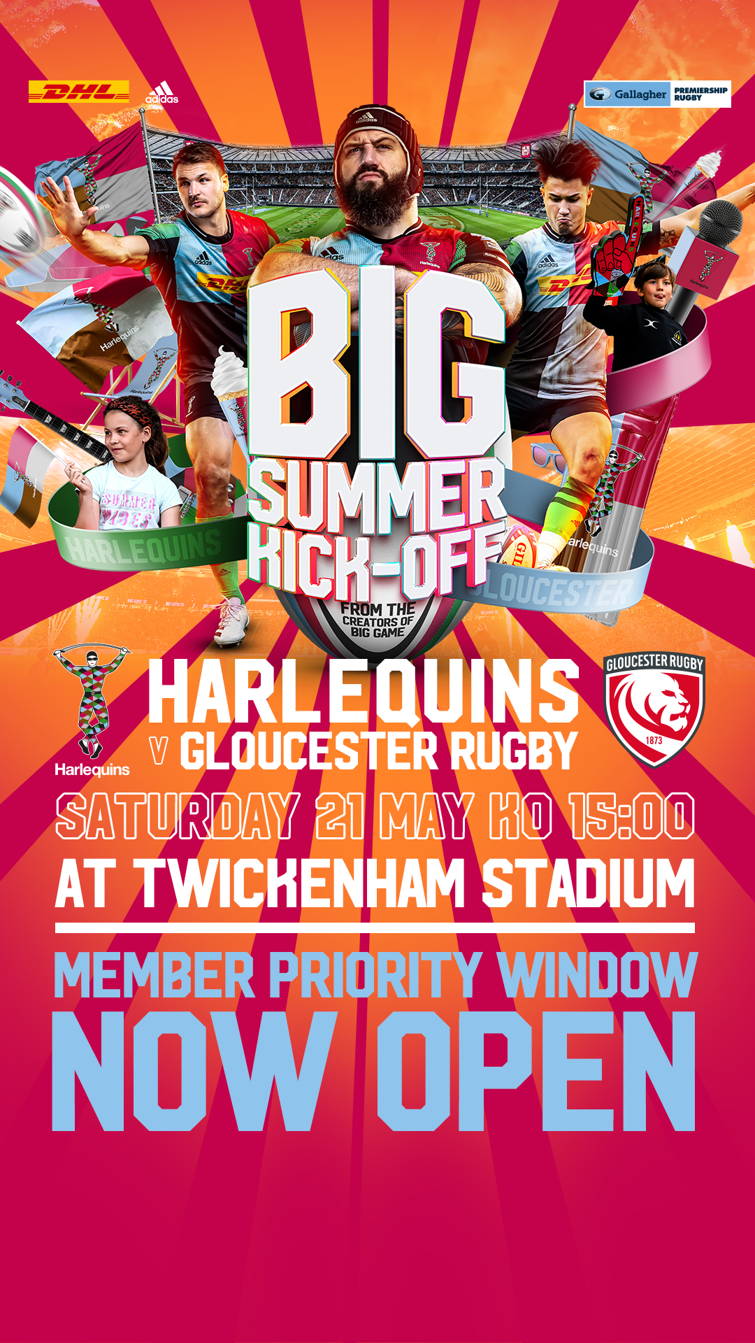 Big Summer Kick-Off, Twickenham, London, United Kingdom