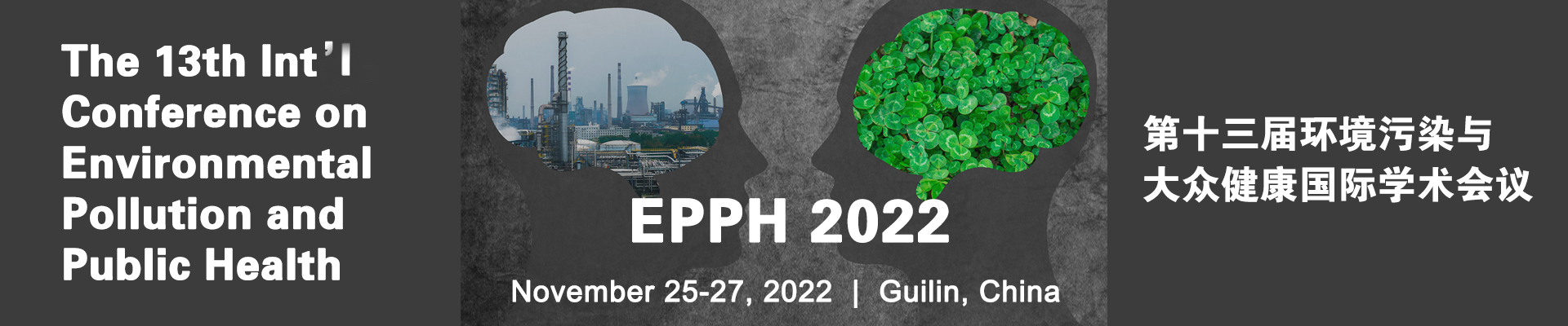 The 13th International Conference on Environmental Pollution and Public Health (EPPH 2022), Online Event