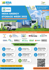 India Energy Storage Week (IESW) – International Conference & Expo