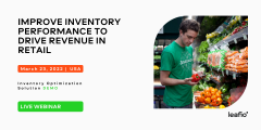 Improve inventory perfomance to drive revenue in retail