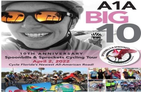 10th Annual Spoonbills and Sprockets Cycling Tour, Palm Coast, Florida, United States