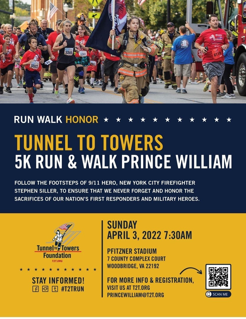 Tunnel to Towers Prince William 5k Run and Walk, Woodbridge, Virginia, United States