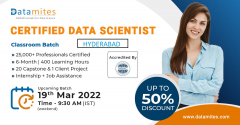 Data Science Course in Hyderabad - March'22