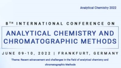 CPD Accredited 8th International Conference on Analytical Chemistry and Chromatographic Methods, Frankfurt, Germany