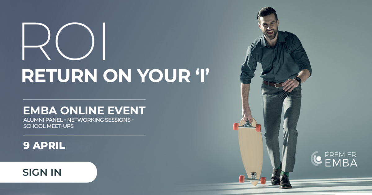 Return on your I. Discover the World of Top Executive Education, Online Event