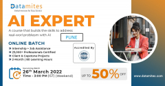 Artificial Intelligence Expert in Pune - March'22