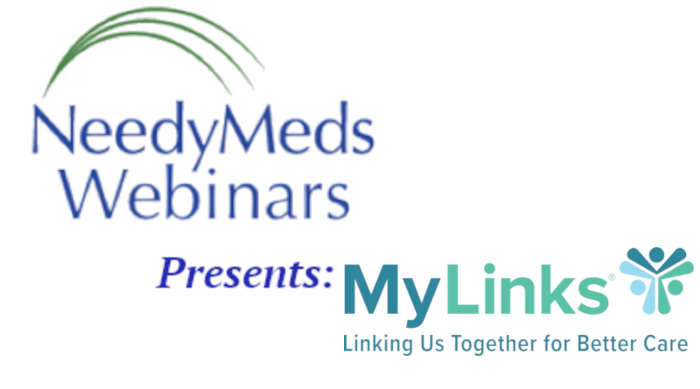 NeedyMeds.org Presents: MyLinks- Free App to Securely Manage Health Records, Online Event
