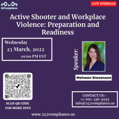 Active Shooter and Workplace Violence: Preparation and Readiness