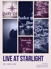 Shake the Dust and Roman Candles live at the new Starlight on 22nd in NODA