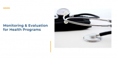 TRAINING COURSE ON MONITORING AND EVALUATION FOR HEALTH PROGRAMS