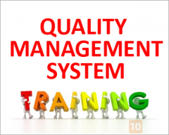 TRAINING COURSE ON DEVELOPMENT OF QUALITY MANAGEMENT SYSTEMS