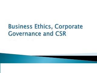 TRAINING COURSE ON CORPORATE GOVERNANCE BUSINESS ETHICS AND CORPORATE SOCIAL RESPONSIBILITY, Dubai, United Arab Emirates