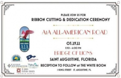 A1A All-American Road Dedication Ceremony Ribbon Cutting and Reception