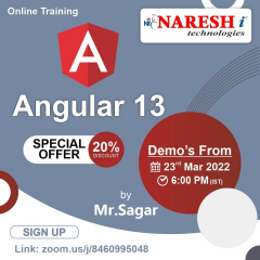 Angular 13 Online Training | Online Course[2022]