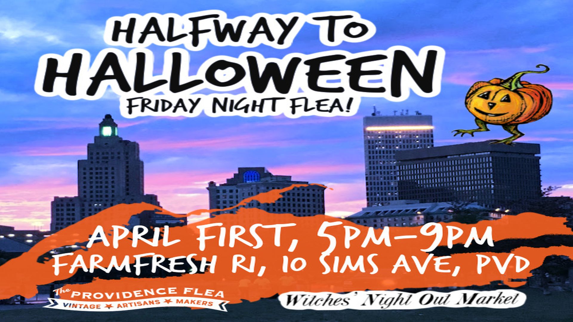 "Halfway to Halloween" Friday Night Flea, Providence, Rhode Island, United States