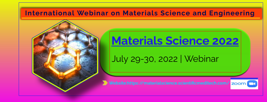 International Webinar on Materials Science and Engineering, Online Event