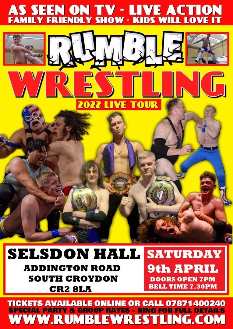Rumble Wrestling Comes to Selsdon, South Croydon, Surrey, United Kingdom
