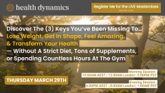 Discover The 3 Keys To Transform Your Health!