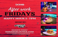 Friday Night Dinner at Doha Bar and Lounge in Astoria, NY