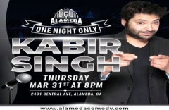 Kabir Singh at the Alameda Comedy Club - March 31, 2022