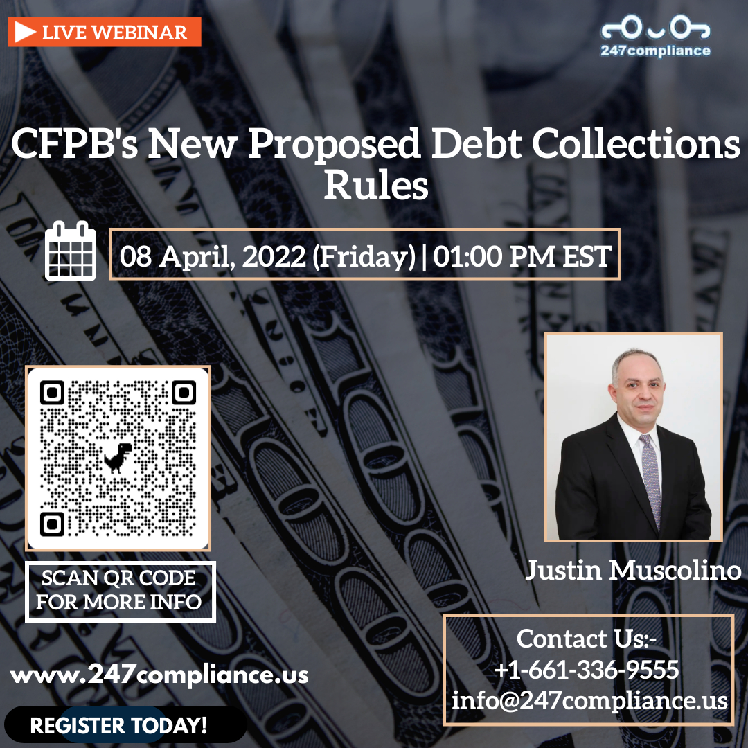 CFPB's New Proposed Debt Collections Rules, Online Event