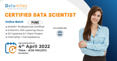 Data Science Course in Pune - April'22